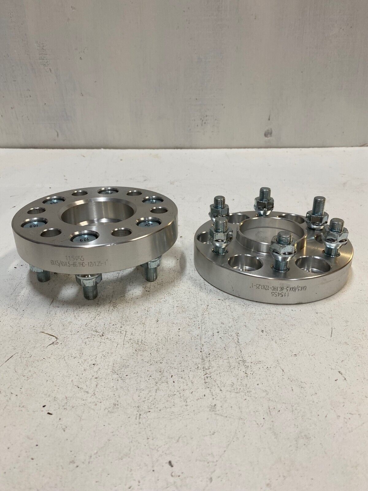 2 Qty of Wheel Spacers 115455 6x4.5 12x1.25 1 in (2 Quantity)