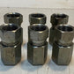 6 Quantity of Female Straight Swivel Pipe Adapters 1-7/8" L 25mm OD (6 Quantity)