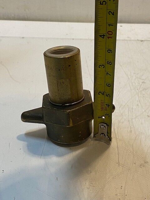 Faster FB 12/34 NPT F5 Hydraulic Socket Brass Flat Valve 3/4 in NPT