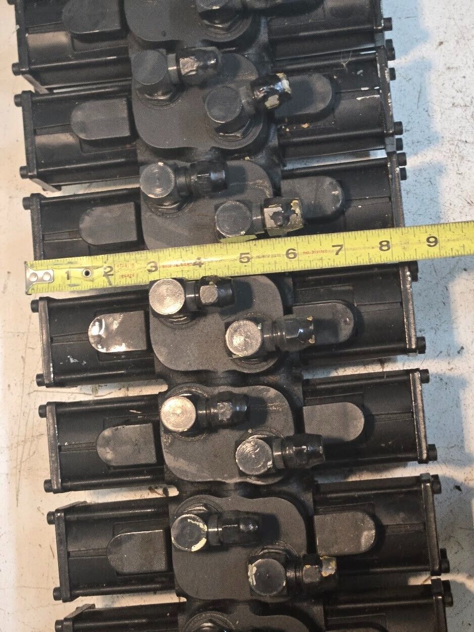 Gresen Hydraulic Solenoid Valve Bank 253007 (10 Valves) | 493482 12VDC Solenoids