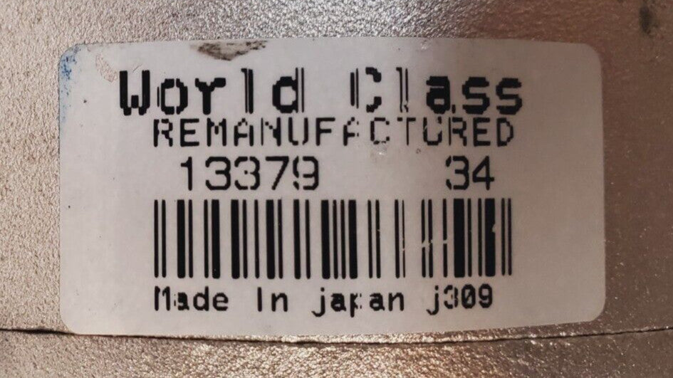 World Class Remanufactured Alternator 13379 34 | J309