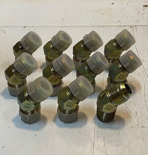 11 Quantity of 45 Degree Elbow Flare Fittings 12 | 27mm Thread 15mm Flare ID