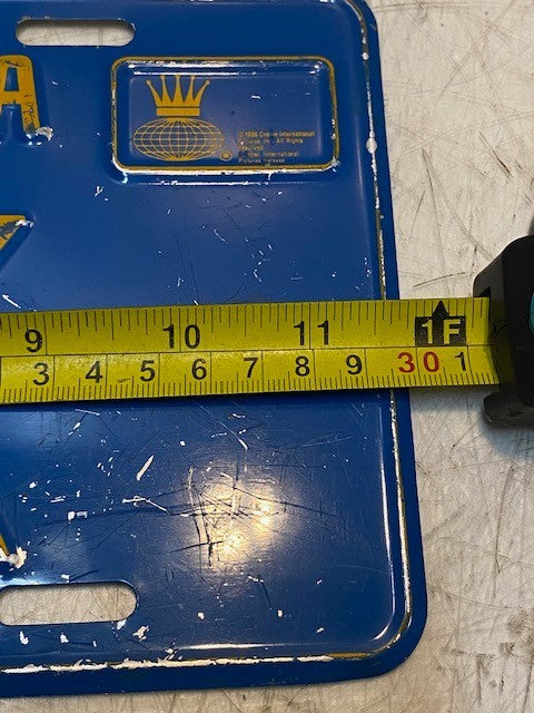 California Hunk License Plate RCA Columbia Pictures Home Video 32523