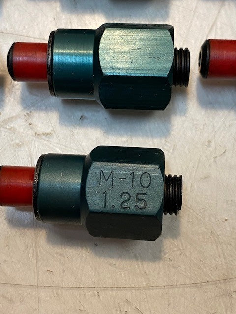 7 Quantity of M-10 1.25 Check Valves 44mm Long 19mm OD 9mm Thread (7 Quantity)