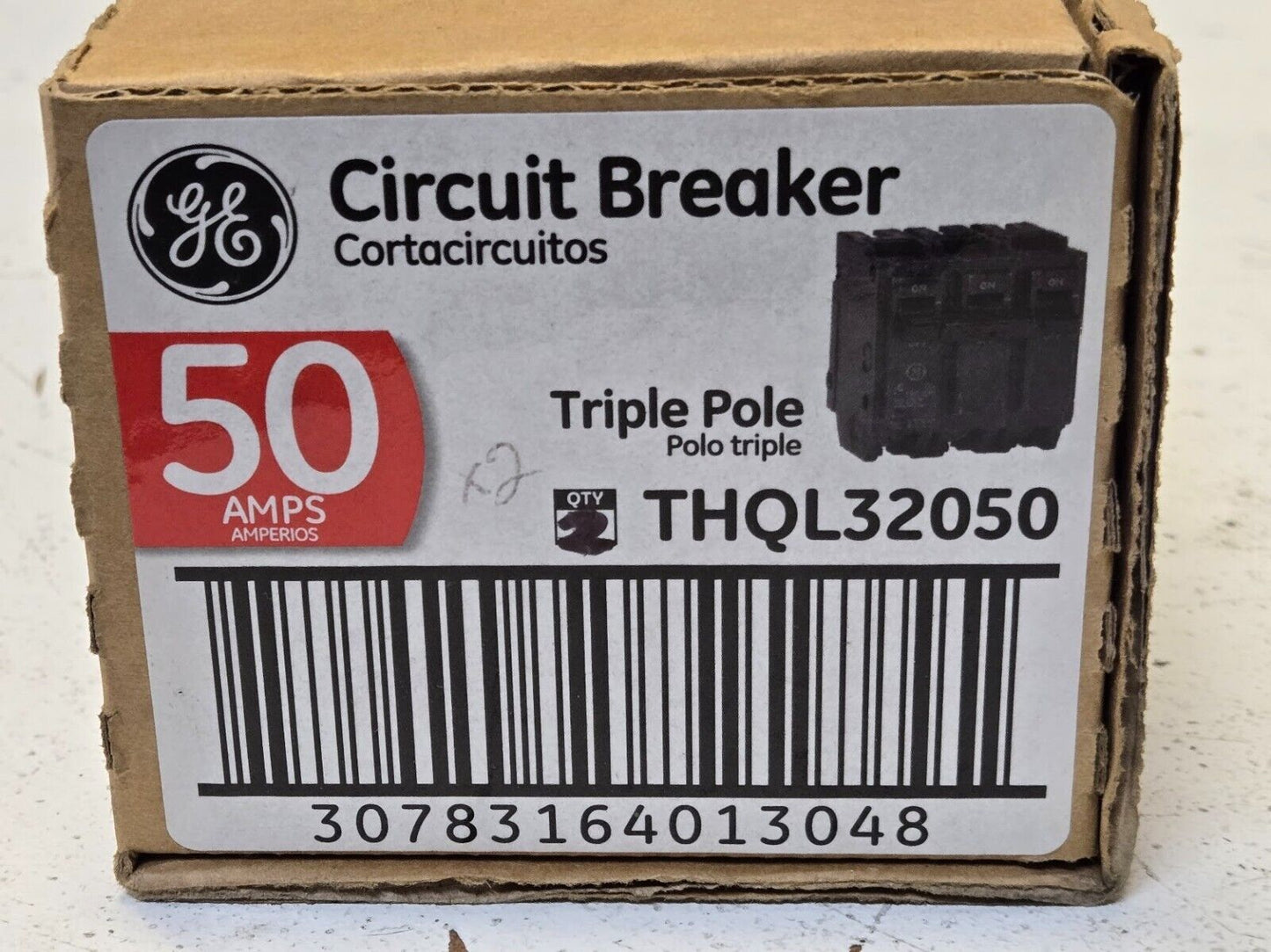 2 Quantity of GE THQL32050 Circuit Breakers 30783164013048, 783164013047 (2 Qty)