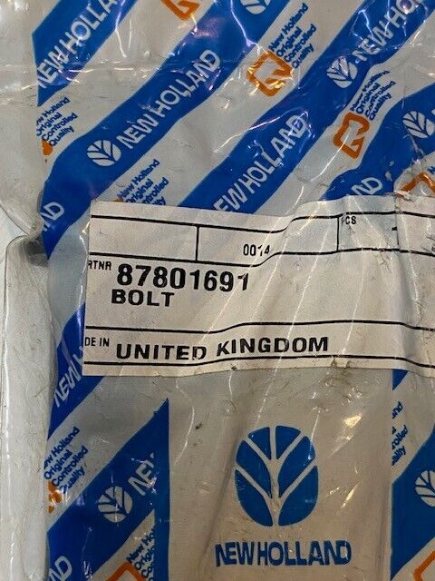 7 Quantity of New Holland 87801691 Bolts 5-1/2" L 14mm Thread (7 Quantity)