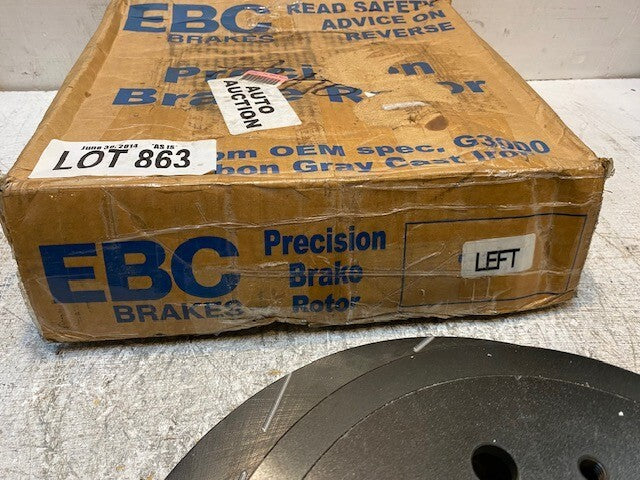 EBC Precision Slotted Brake Rotor 6-Lug x 135mm Bolt Pattern 90mm Bore 16mm Lug