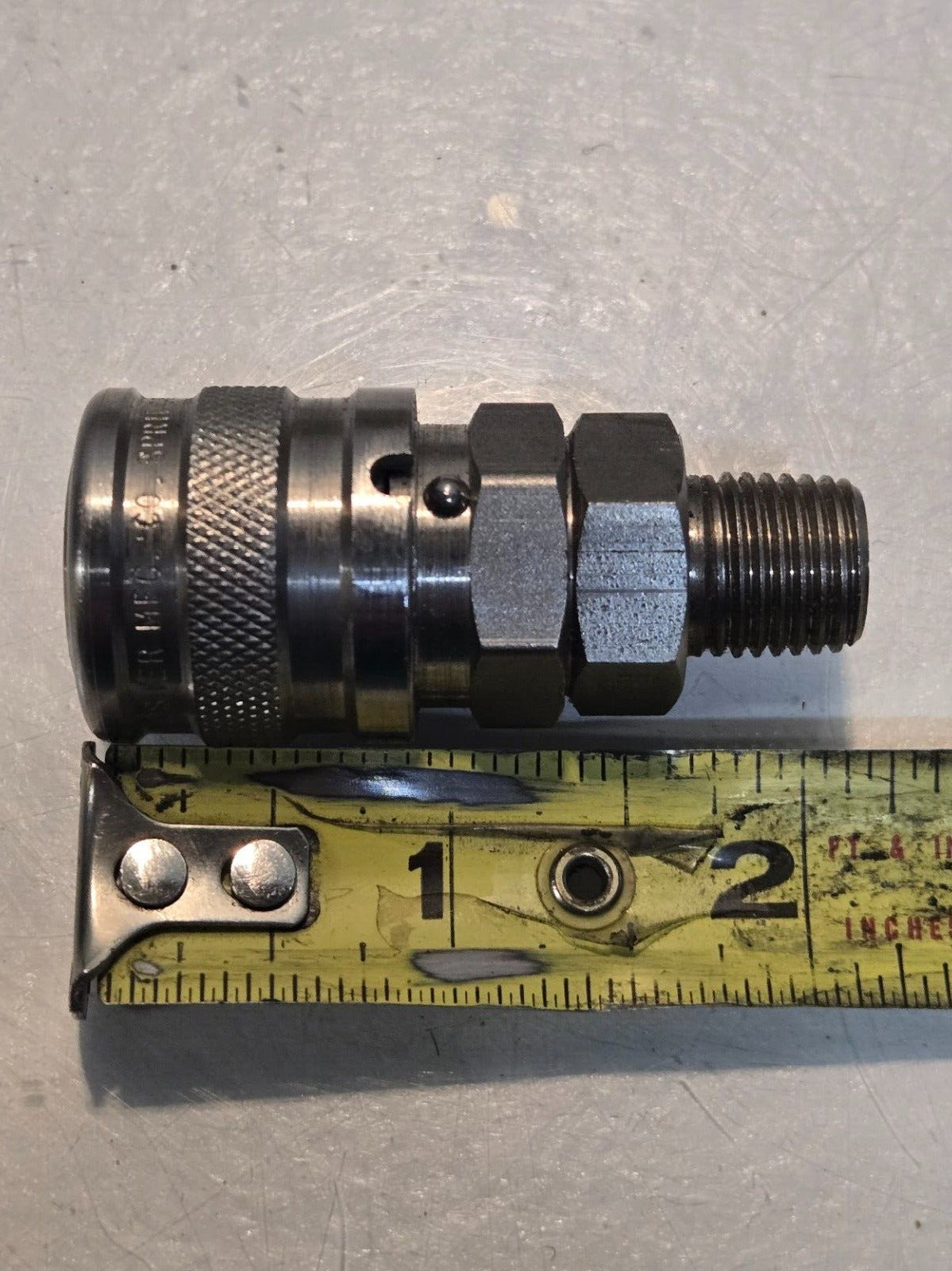 Foster 310S/S Stainless Steel 1/4" Quick Connect Coupling 1/4" Male Pipe Thread