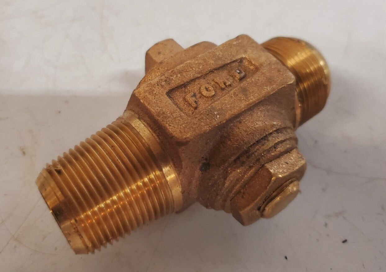 Ford Corporation Stop Valve 3/4" AWWA x Flare Brass