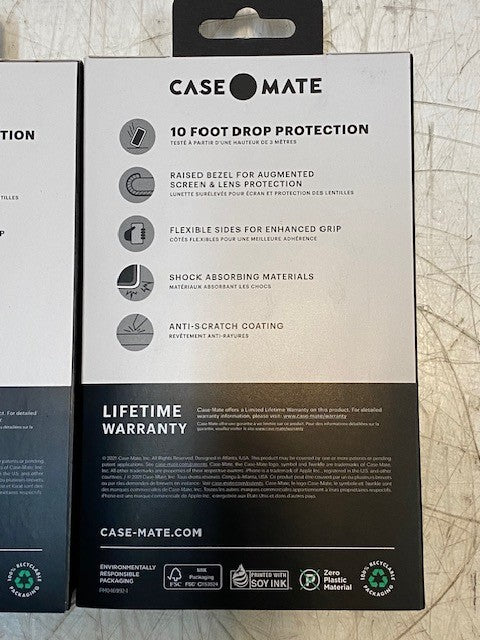 3 Assorted Case Mate iPhone 13 Phone Cases Sheer Superstar, Karat & Twinkle