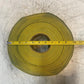 Mighty Line Yellow Safety Floor Tape 4" Thick on 3" Wheel with 10" Diameter