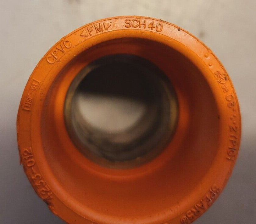 Spears Grooved x Socket FlameGuard CPVC Brass Coupling 1-1/4" | 4233-012