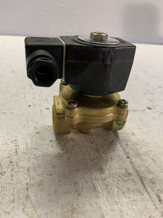 Jefferson Valves 1335 Series 3/4” Normally Closed Brass 2 Way Solenoid Valve