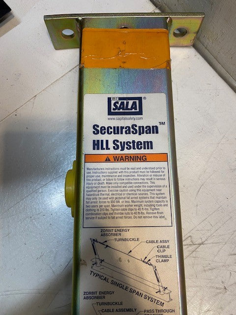 SALA SecuraSpan HLL System Section 42-3/4" Long 8-3/4" Wide 7" Tall