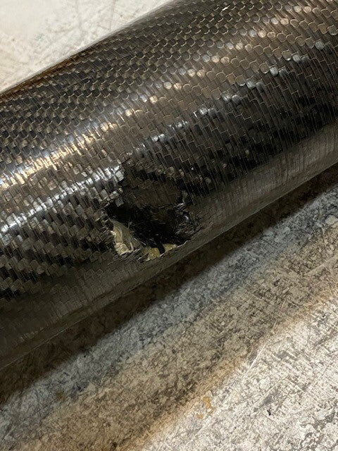 Termignoni Pair Oval Carbon Fiber Exhaust Silencers 45mm Bore 48mm Bore