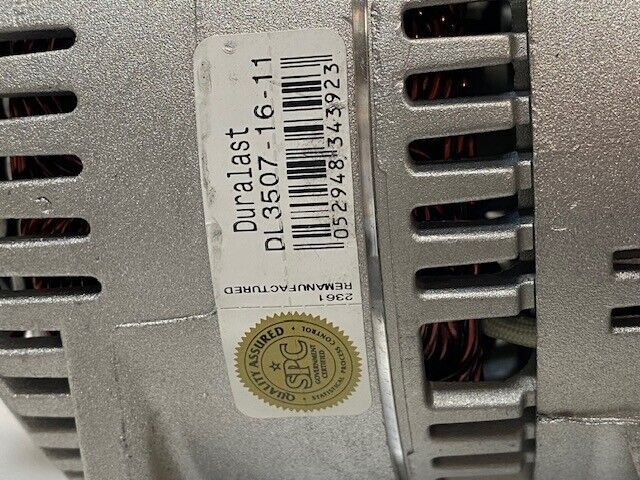 Duralast Reman Alternator DL3507-16-11