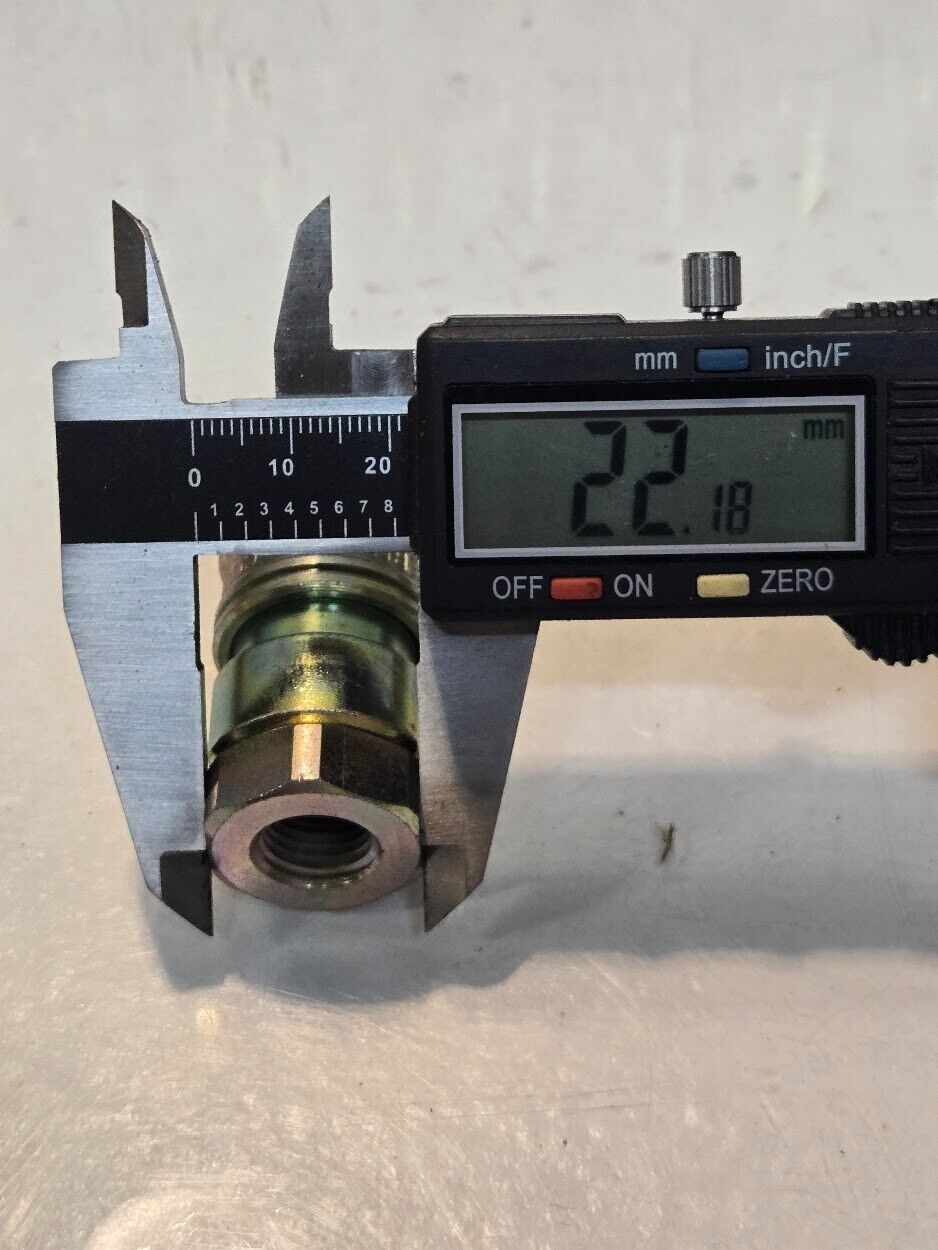 3 Quantity of Perfecting Coupling Series V Quick Connect 1/4"-18 x 1/4" (3 Qty)