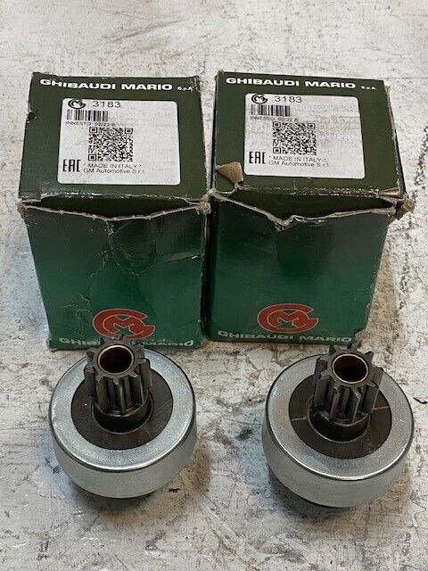 2 Pack of Ghibaudi Mario Drive Assembly 3183 Innesto 02/22B Starter (2 Quantity)