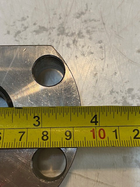 2 Quantity of Steel Hydraulic Fluid Flanges ML 29mm Bore 14mm Bolt Holes (2 Qty)