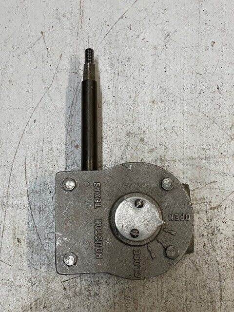 Butterfly Gearbox Flat Stem Valve Houston Texas 9x5x2 in