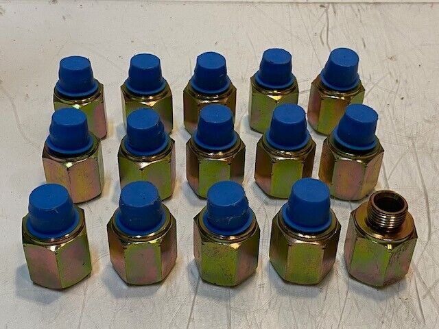 15 Qty of Hydraulic Hex Fitting Adapters 18mm Thread 11mm ID 29mm OD (15 Qty)