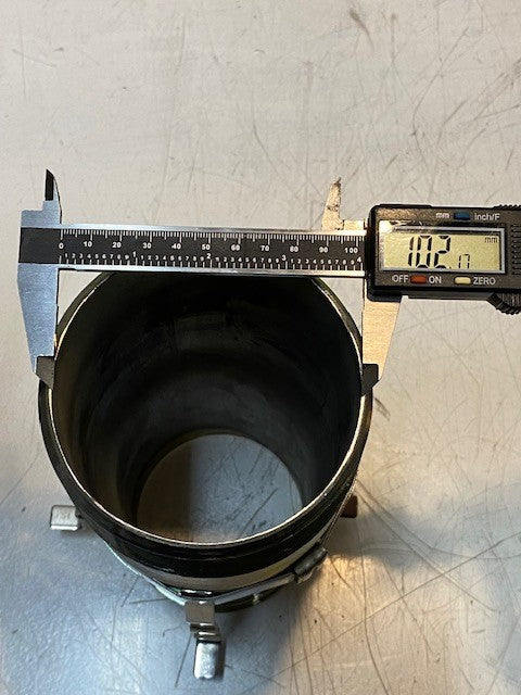 Band-It Tri-Lokt Male Hose Nipple Swage Tie Strip 10" Tall 92mm Bore 102mm Bore