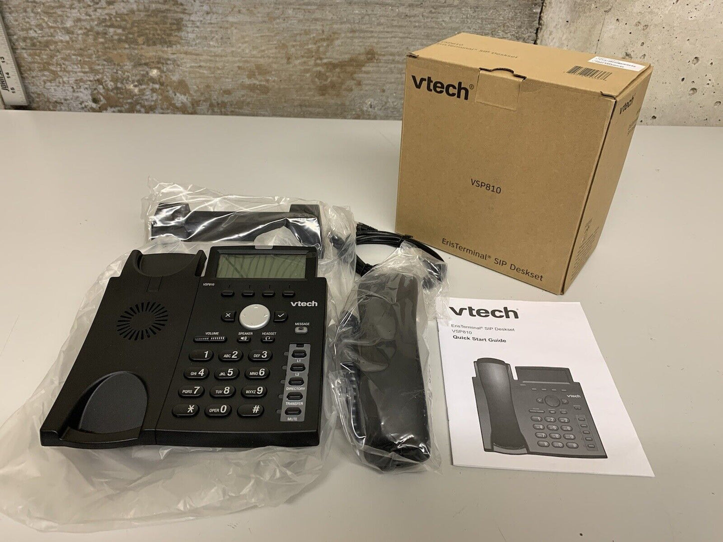 Vtech VSP810 ErisTerminal SIP Office Phone Desk Set - FREE SHIPPING