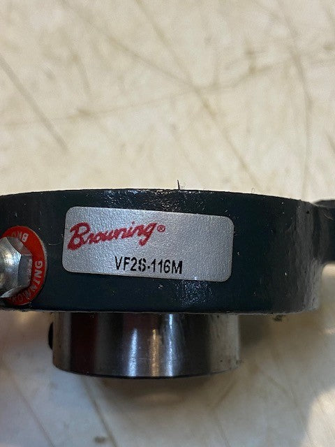 Browning VF2S-116M 2-Bolt Flange Block Mounted Bearing VS-116 | 25mm Bore
