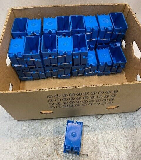 30 Quantity of B122A PVC Molded Wall Switch Boxes (30 Quantity)