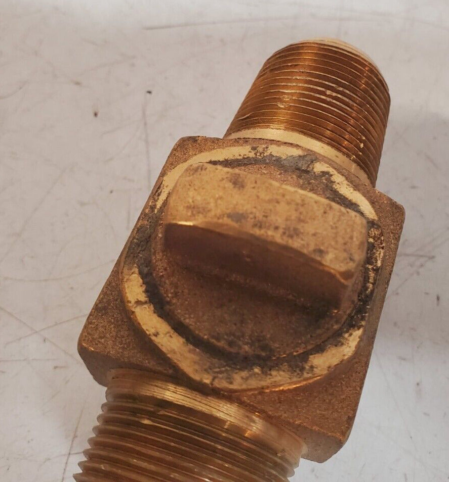 Ford Meter Box Valve 3/4" AWWA x Flare Brass