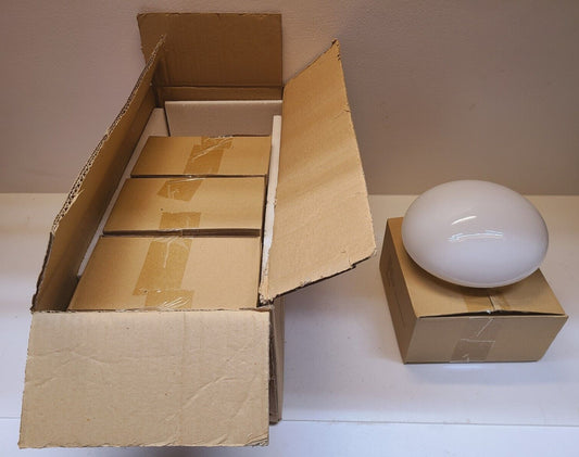 4 Quantity of 6" White Mushroom Glass Lenses 318663 (4 Qty)