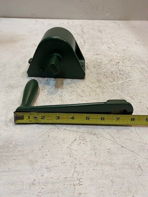 Winder for Tennis Posts, Green, 4" Tall 5-1/2" Wide 3-1/8" Deep