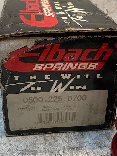 Eibach Springs Coil Over Spring 0500.225.0700 | 288354 | 5" Tall 3-1/8" Dia.