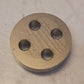 5 Qty. of Carbide Valve Disk Round 1" Dia  x 0.2" thickness | 4 Holes (5 Qty)