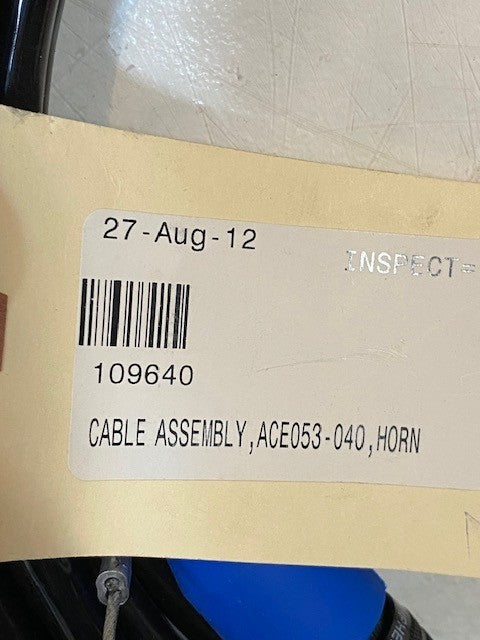 Horn Cable Assembly ACE053-040 | 109640