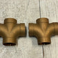 2 Qty of Nibco 2DWV 2x2x2x2 Double San Tee Casts (2 Quantity)