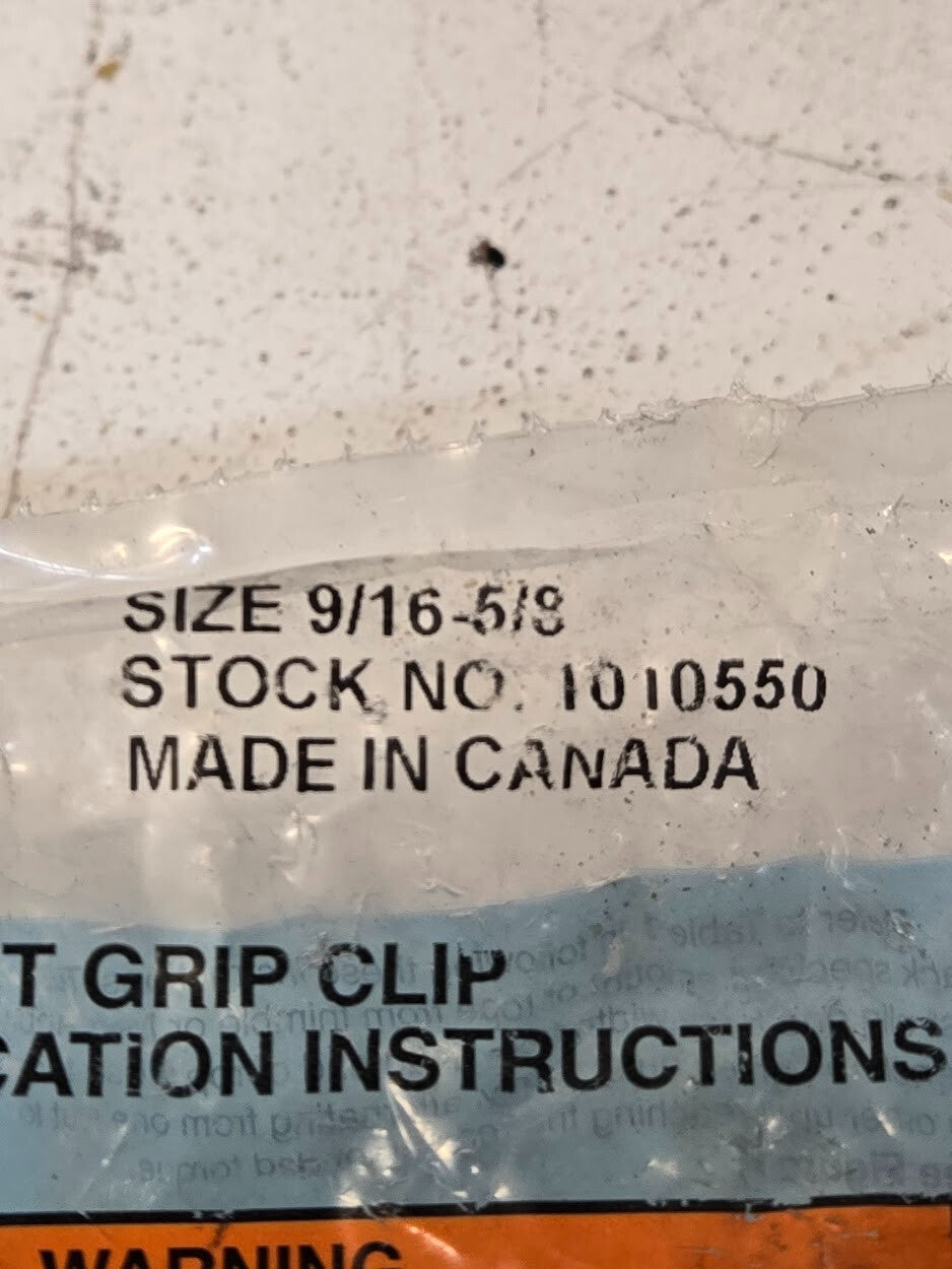 2 Quantity of Crosby Fist Grip Clips 1010550 9/16"-5/8" (2 Quantity)