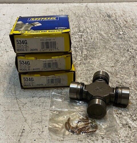 3 Quantity of MOOG Steering & Suspension U-Joints 534G (3 Quantity)