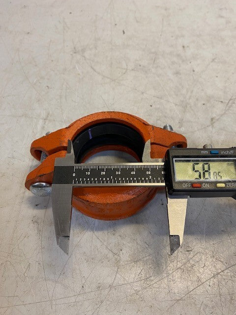 Gruvlok 0390003721 Flexible Coupling, Ductile Iron, 4 In