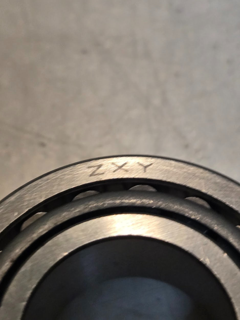 3 Quantity of ZXY Tapered Roller Bearings LM12749 LM12710 21.98 mm Bore (3 Qty)