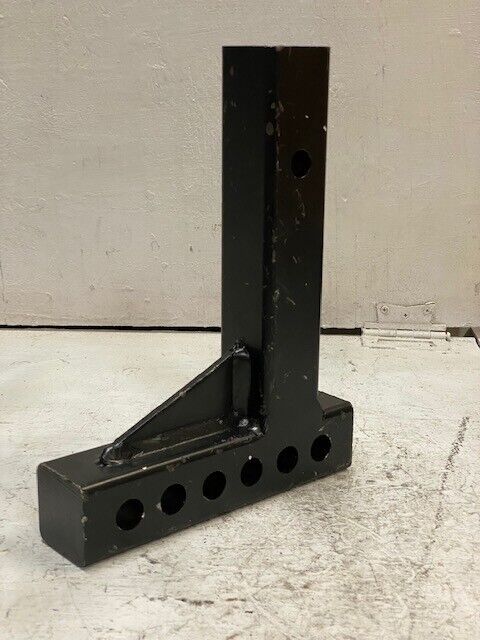 2 Drop Down Trailer Hitchs 2" 6 Holes 11.5" Length 8-3/4" Width Adjustable Shank