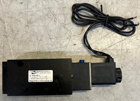 Apsco Inc Solenoid Valve VE-1 Hydraulic Control Valve Industrial OEM Part