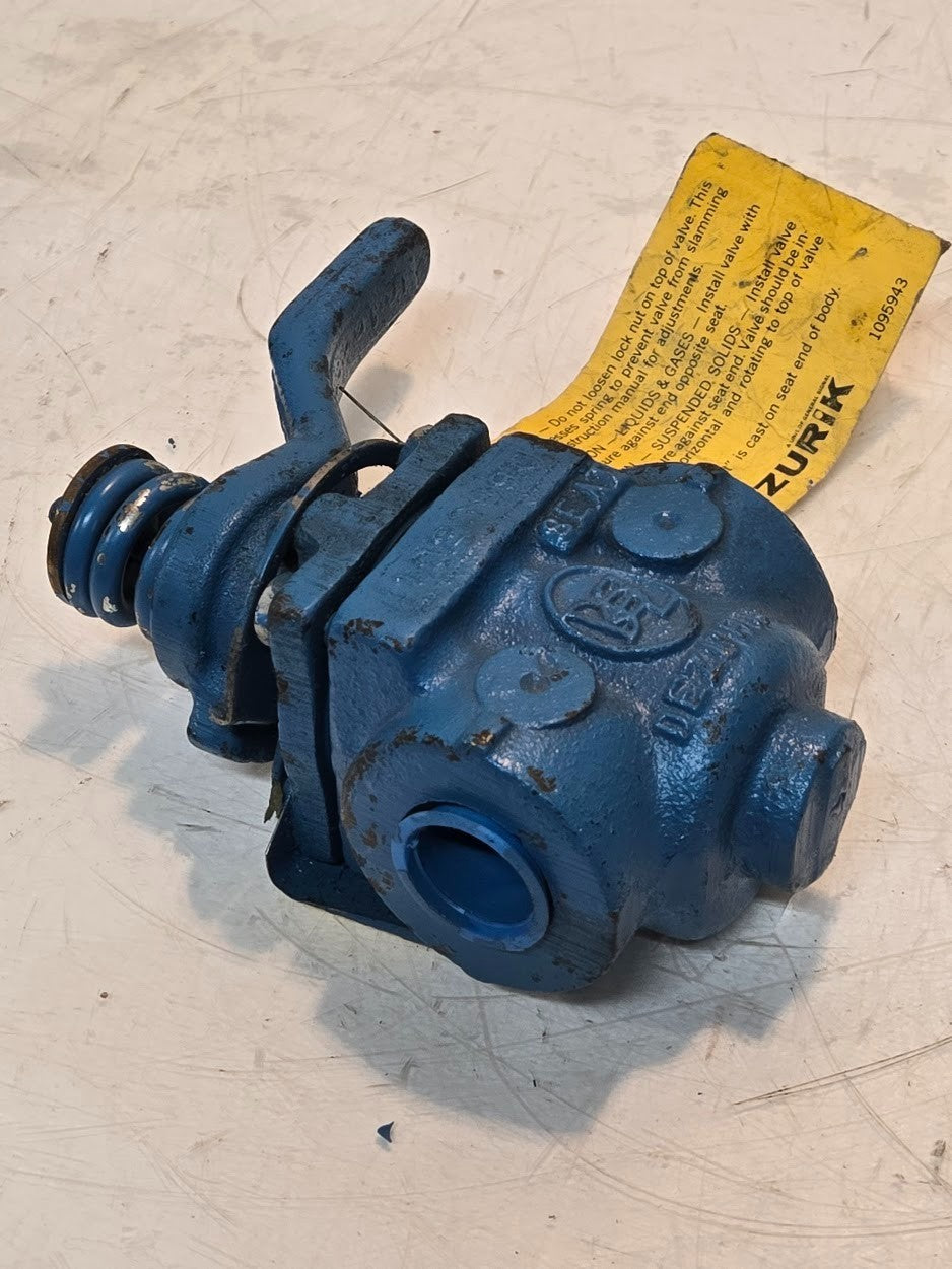 DeZurik Quarter Turn Valve 1023890 for 3/4" Pipe | 1086315 | 1095943