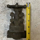 B-ELM | A105N | BFHD | 1/2 800 Forge Steel Rising Stem Gate Valve - USED