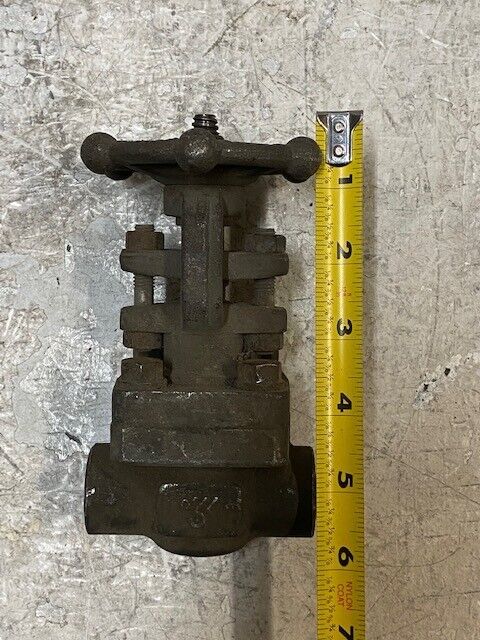 B-ELM | A105N | BFHD | 1/2 800 Forge Steel Rising Stem Gate Valve - USED