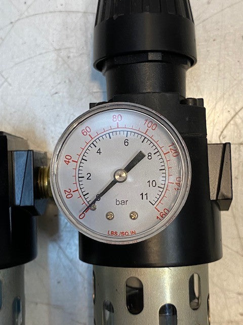 Air Filter Regulator Combo Unit Max Pressure 150 Psi Max Temp 125 Deg.