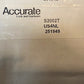 Accurate S2002T | US4NL | 251949 7" Rectangular Flush Pull with Thumbturn