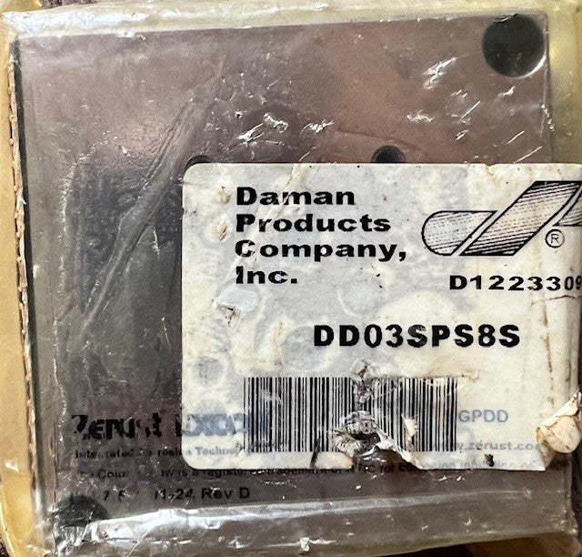 Daman Products DD03SPS8S Side-Ported Hydraulic Subplate D1223309