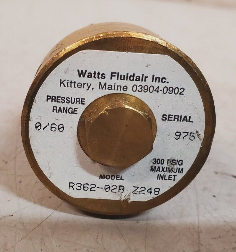 2 Qty. of Watts Fluidair Pressure Regulators R362-02B Z248 | R36202BZ248 (2 Qty)