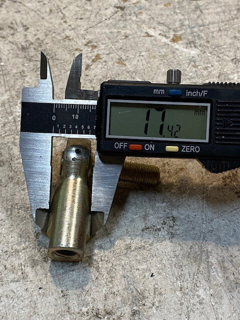 19 Qty of Ball Joint Tie Rod Ends 2-1/8" L 8mm ID 9mm Thread 17mm OD (19 Qty)